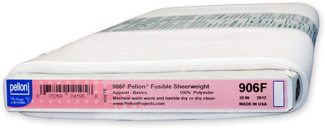 Pellon 906F Sheer Fusible Interfacing White image 0