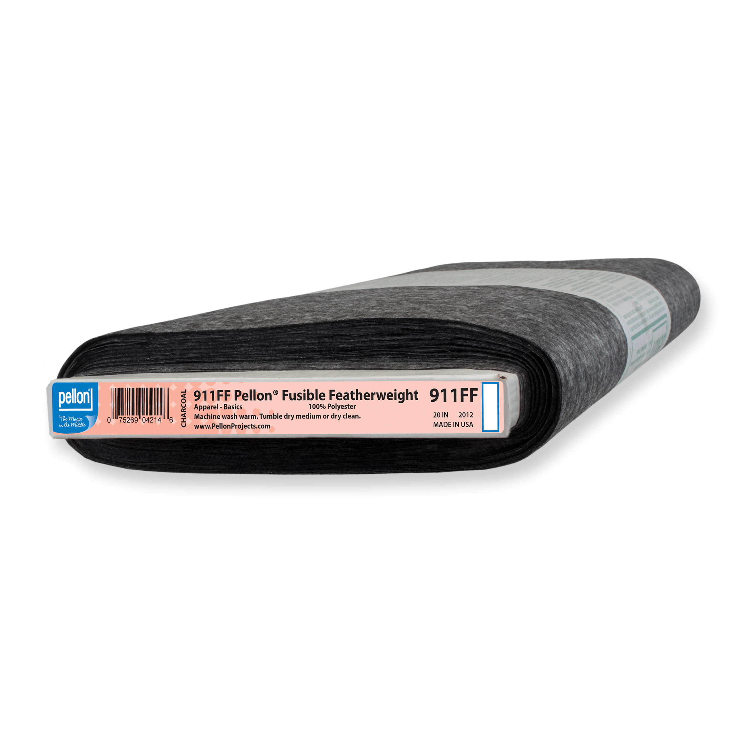 911FF Pellon Fusible Featherweight Charcoal image 0