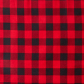 Eddie Bauer Red & Black Buffalo Flannel Prints Fabric image 0