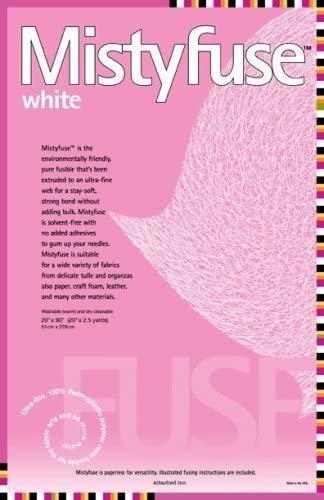 Mistyfuse Misty Fuse 10 Yards White Sheer Fusible Webbing image 0