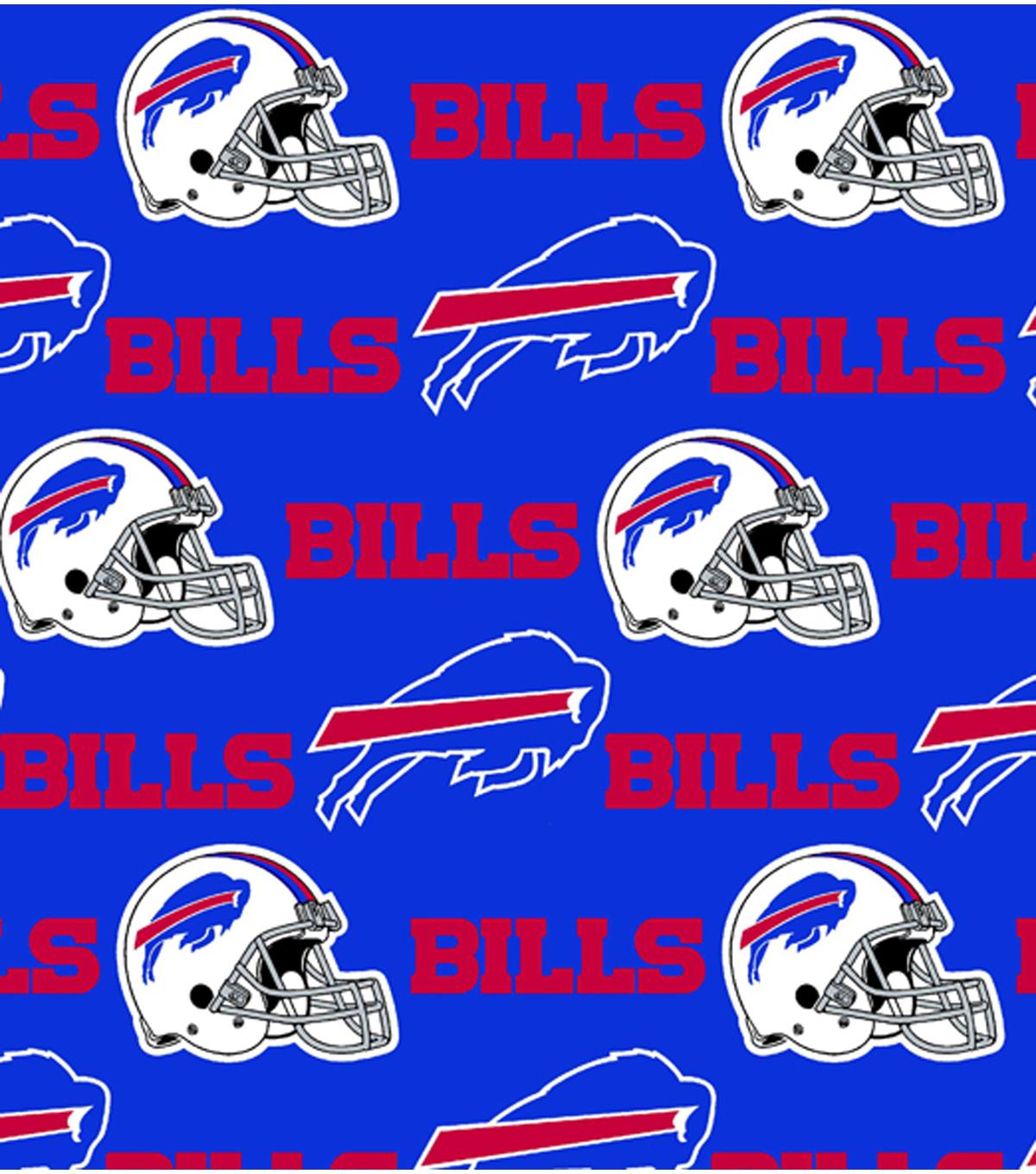 Buffalo Bills Cotton Fabric Blue image 0