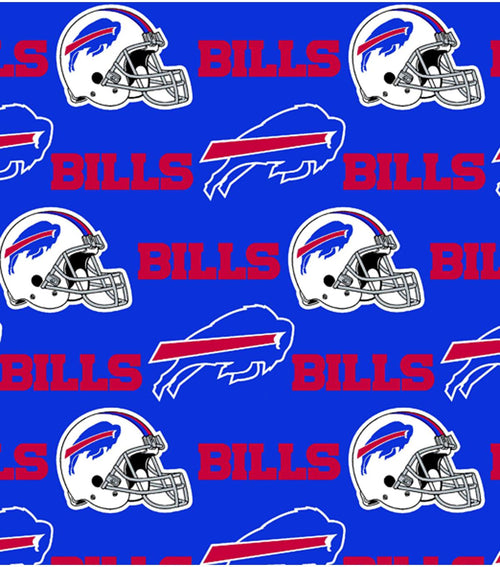 Buffalo Bills Cotton Fabric Blue image 0