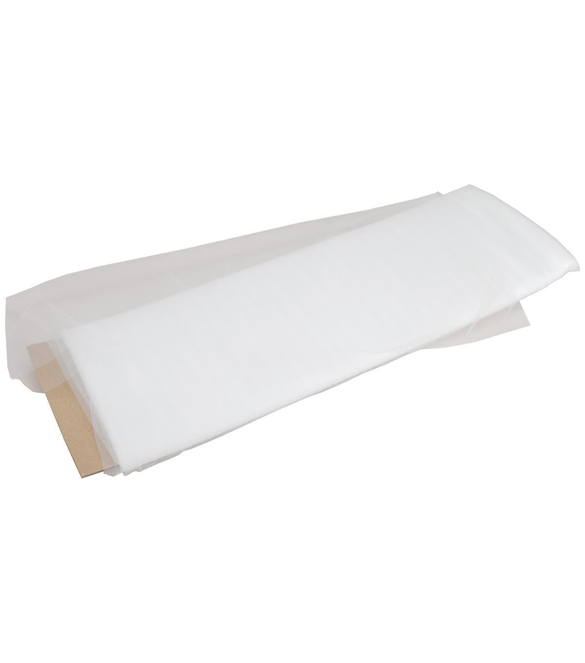 54"x25yds Tulle Bolt-White image 0