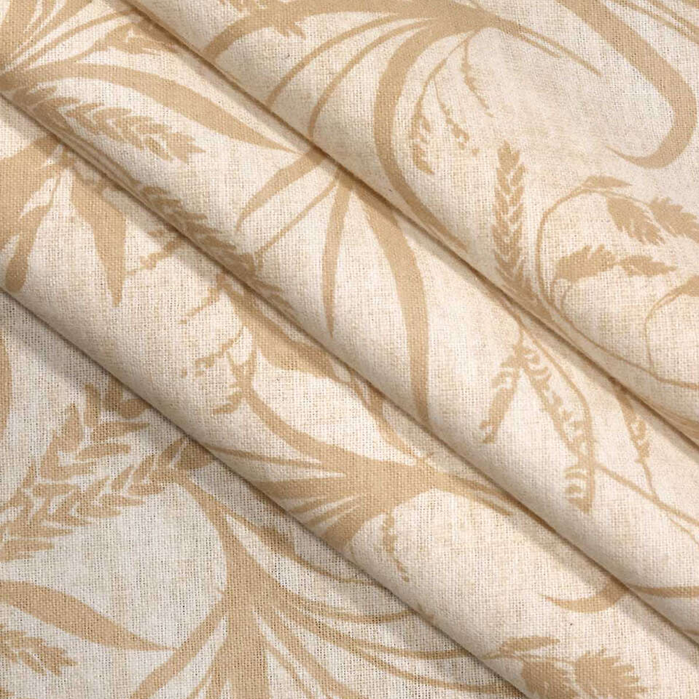 Brown Wheat Wide Flannel Fabric image 1