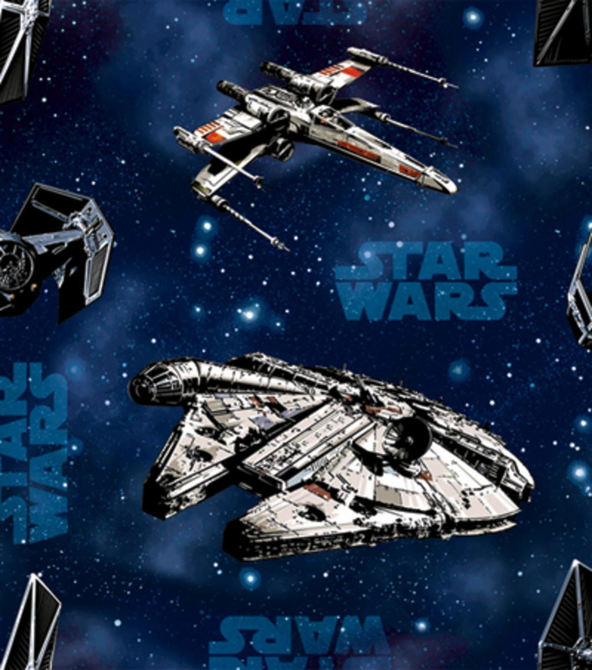 Star Wars Ships Cotton Fabric image 0