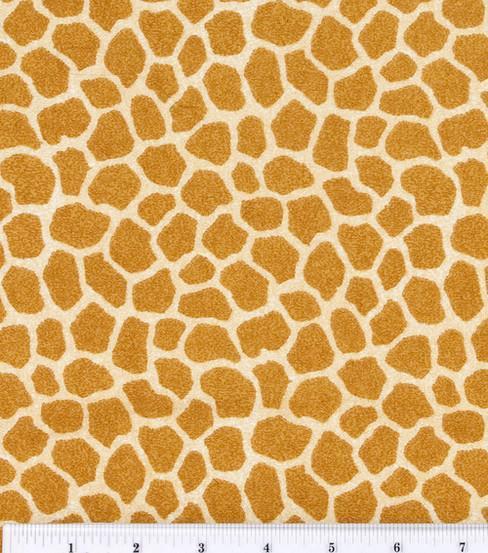 Nursery Fabric Jungle Babies Flannel Giraffe Skin image 0