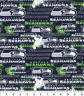 Seattle Seahawks Cotton Fabric Distressed image 0