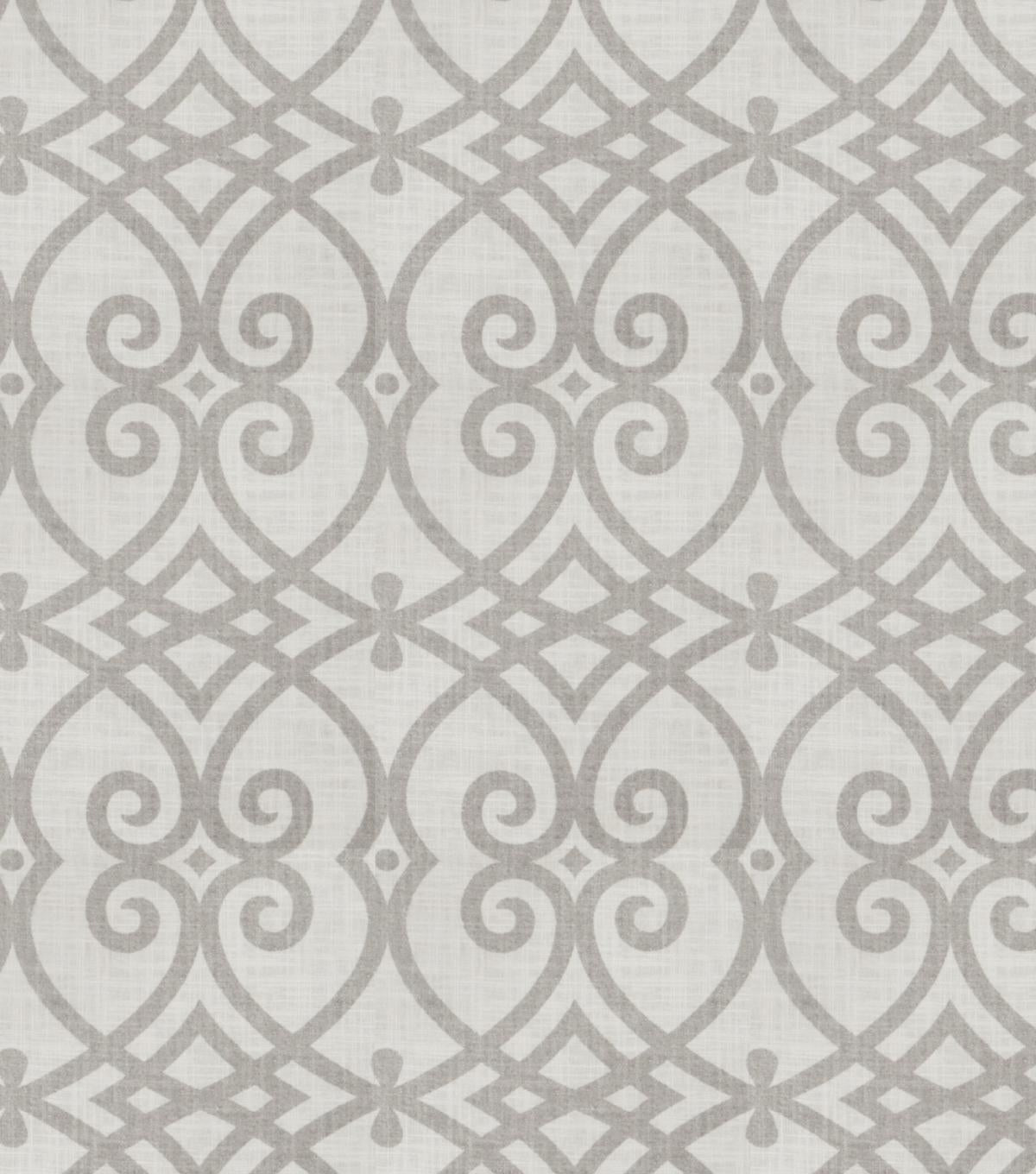 Jaclyn Smith Upholstery Fabric-Gatework Rot/Dove Gray image 0